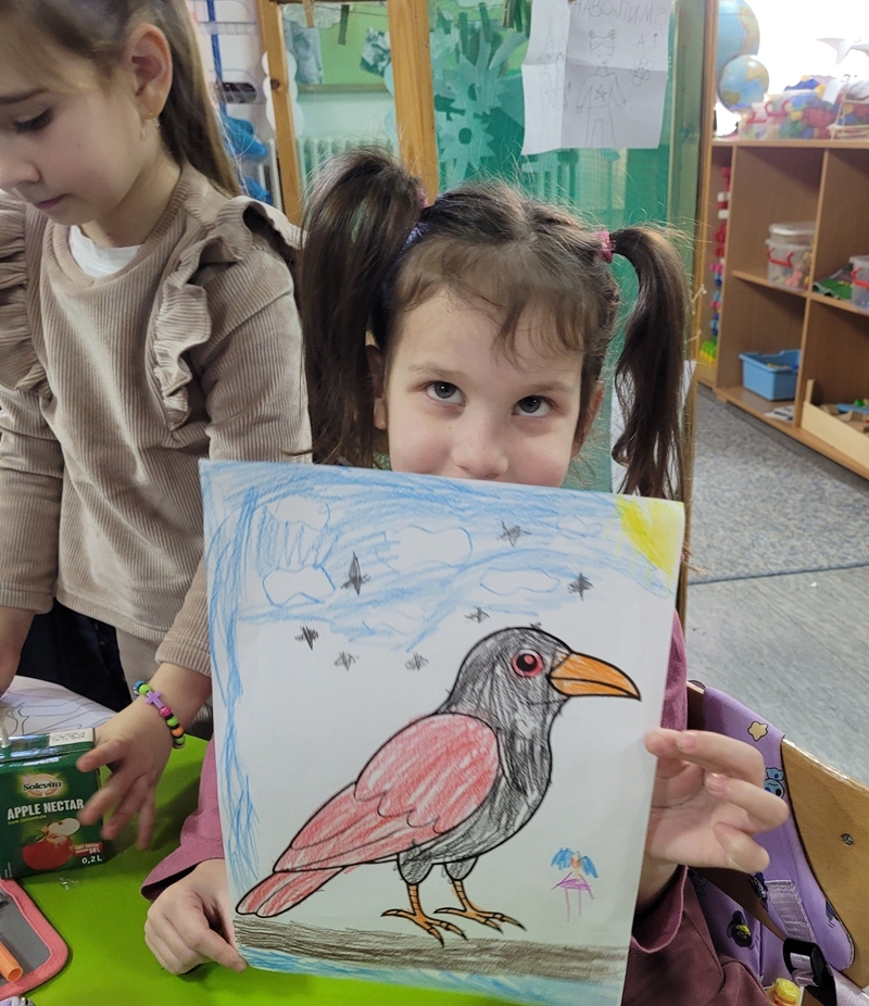 Креативна радионица „Лети, лети… гавран“